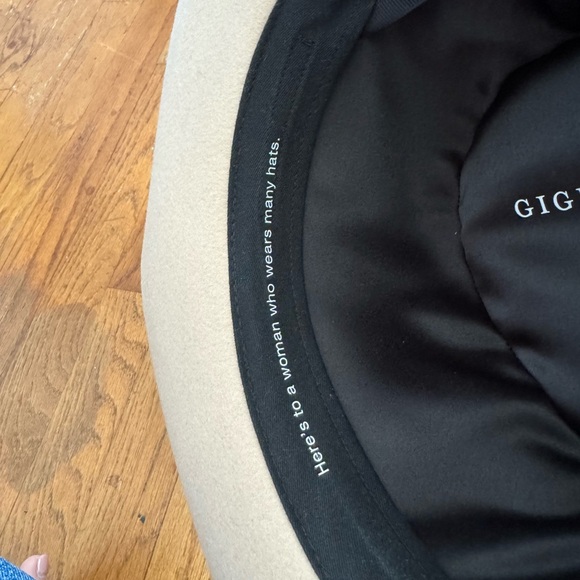 Gigi Pip Cream Wool Hat 57 - Picture 10 of 11